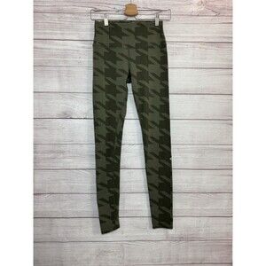 Alo Yoga Herringbone Green Full Length Leggings Size S